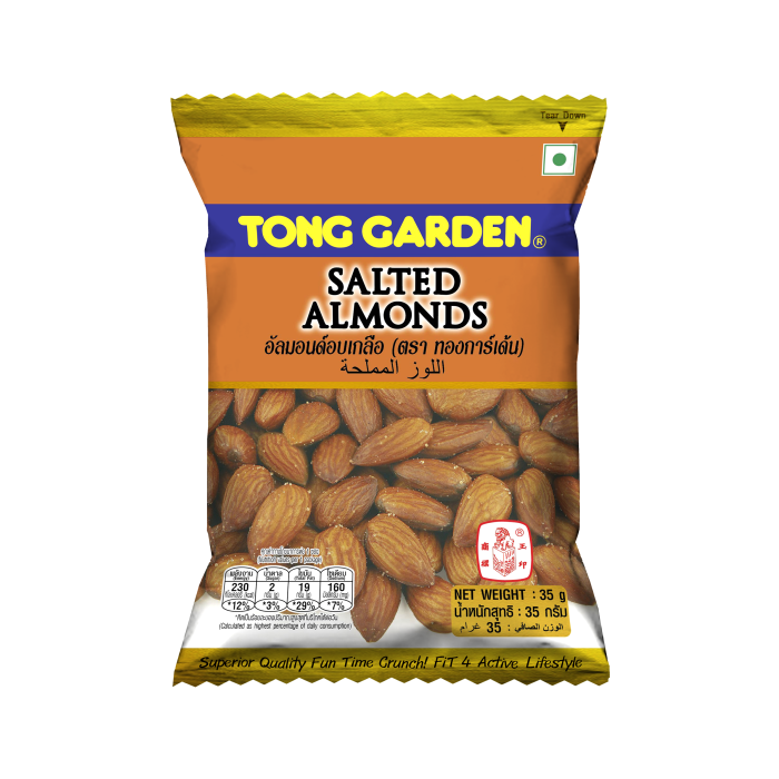 Tong Garden Salted Almonds, 35g