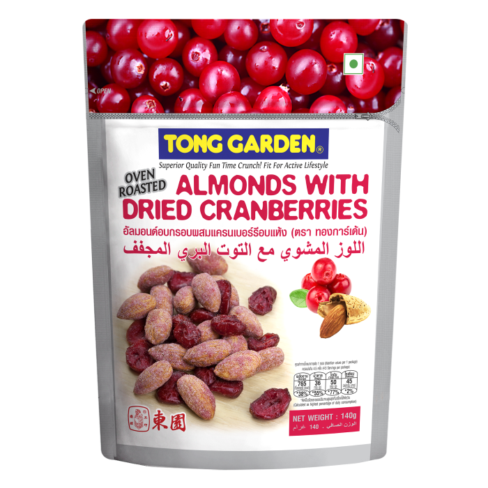 Tong Garden Oven Almonds & Cranberries, 140g
