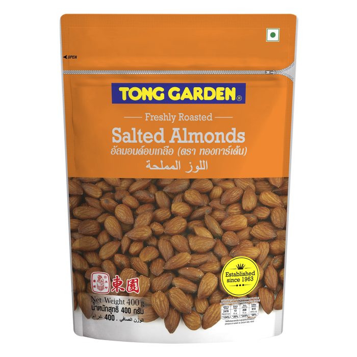 Tong Garden Salted Almonds, 400g