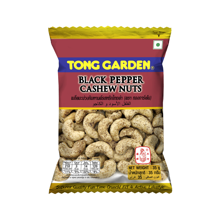 Tong Garden Black Pepper Cashew Nuts, 35g