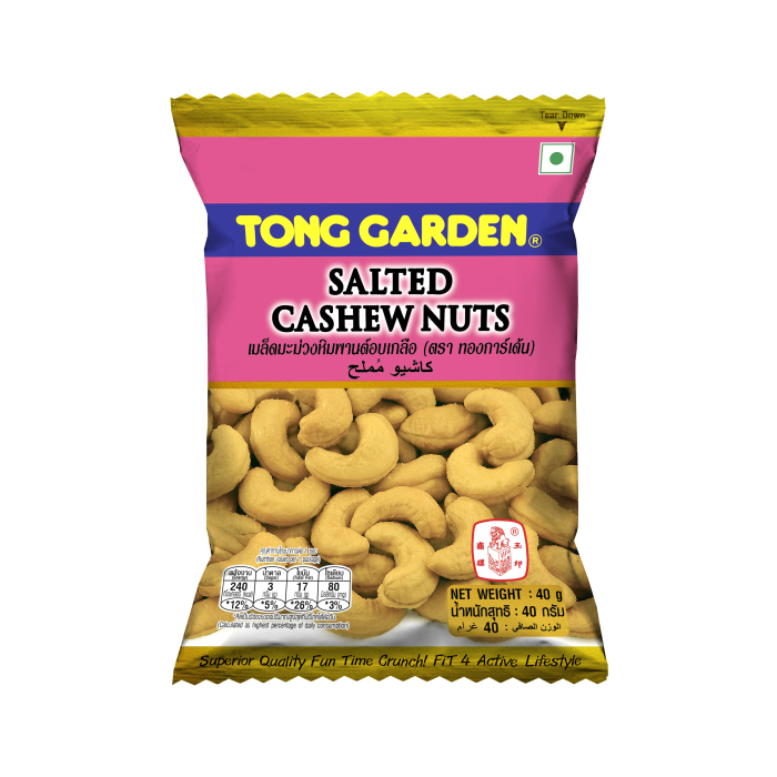 Tong Garden Salted Cashew Nuts, 40g