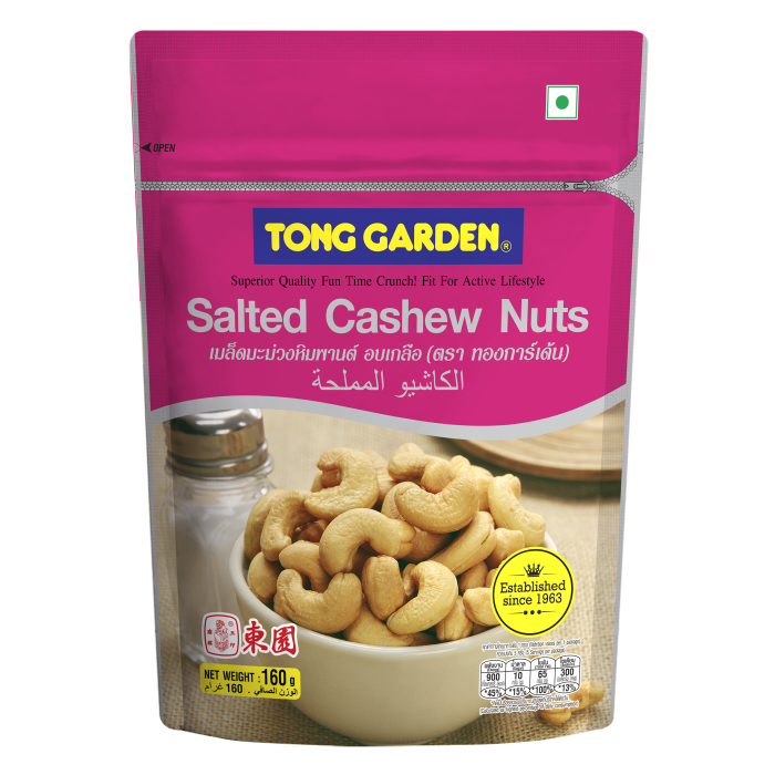 Tong Garden Salted Cashew Nuts, 160g
