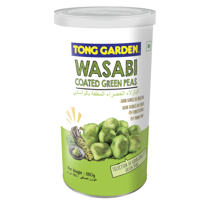 Tong Garden Wasabi Coated Green Peas Can, 180g