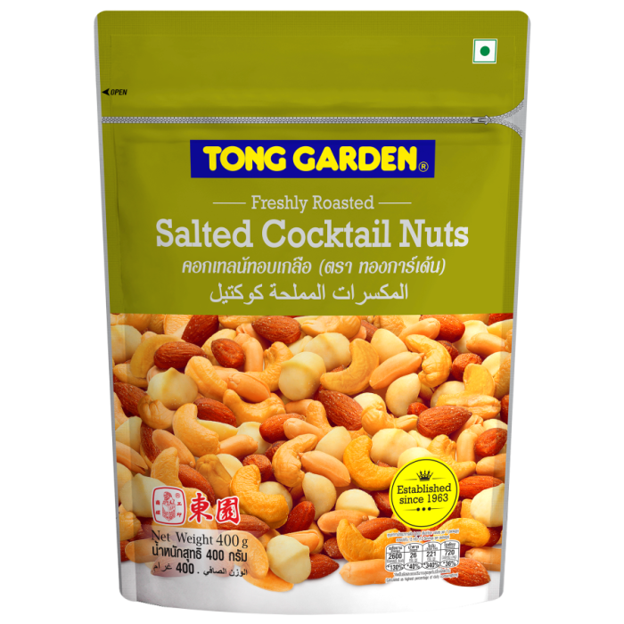 Tong Garden Salted Cocktail Nuts, 400g
