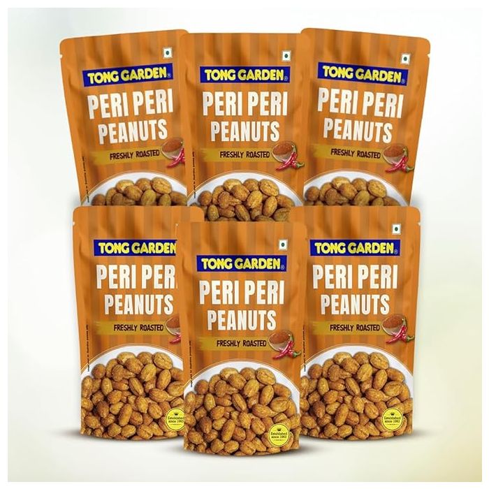 Tong Garden Peri Peri Peanuts 65g Pack Of 6