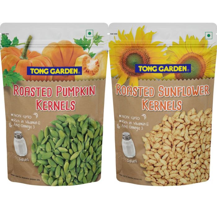 Tong Garden Super Seeds Combo - Roasted Sunflower, Pumpkin 380gm