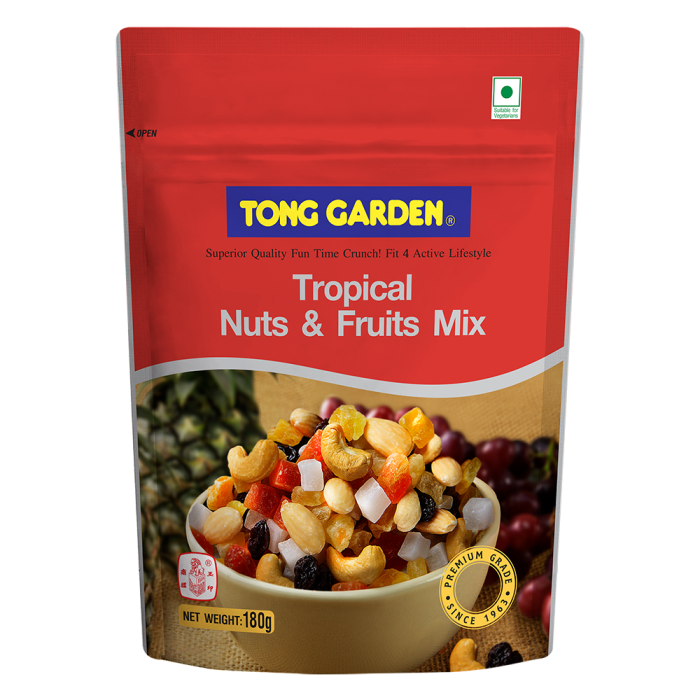 Tong Garden Tropical Nuts Fruits Mixed, 180g