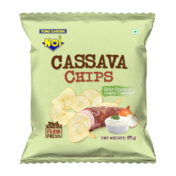 85g Tong NOi Sour Cream & Onion Flavor Cassava Chips