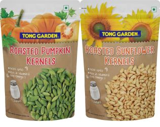 Tong Garden Super Seeds Combo - Roasted Sunflower, Pumpkin 380gm