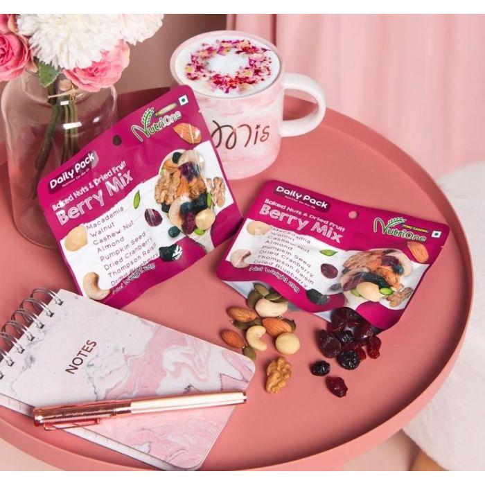 Tong Garden Baked Nuts & Dried Fruits, Berry Mix Daily Pack 28g Online